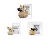 Lot de 3 figurines de canards races de chiens