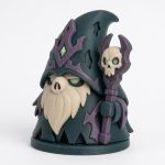 Lich Gnome Buddy Collectible Figurine - Unique Desk Decor for Adults – 3D Printed in Canada