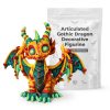 Lot de 3 figurines dragons variées de collection