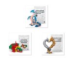Dragon Variety Collectible Figurine Bundle of 3 - Snow Dragon, Quetzalcoatl, Draconic Bond - Vibrant & Fantasy Adult Desk Decor - 3D Printed in Canada