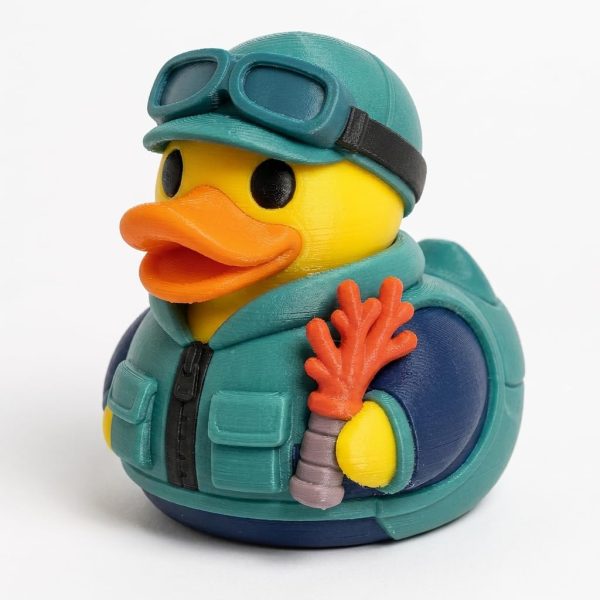 Marine Biologist Duck Figurine