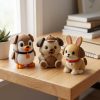 Ensemble de figurines de chiots