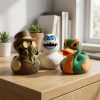Lot de figurines de canards d'hiver