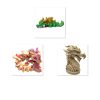 Ensemble de figurines de dragons