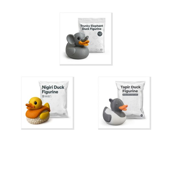 Duck Figurine Bundle Trio