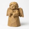 Ange en attente sculpté façon bois