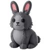 Ensemble de figurines Lapin au bonnet de Pâques