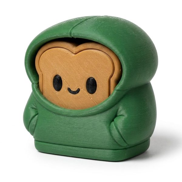 Figurine toast à capuchon