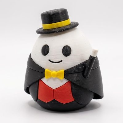Magician Eggling Collectible Figurine - Unique Desk Decor for Adults – 3D Printed in Canada
