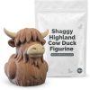 Ensemble de figurines de canards vache des Highlands et séducteur