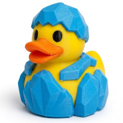 Glacier Duck Collectible Figurine - Unique Desk Decor for Adults – 3D Printed in Canada