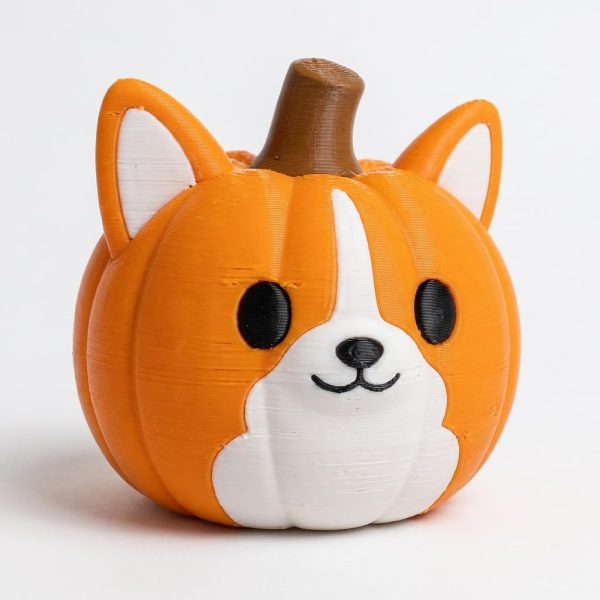 Figurine citrouille Corgi