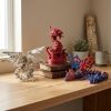 Ensemble de figurines de dragons à os creux