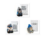 Professions Gnome Collectible Figurine Bundle of 3 - Welder, Boat Captain, Astronaut - Whimsical & Adventurous Adult Desk Decor - 3D Printed in Canada