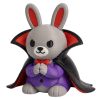 Ensemble figurines renard et lapin orange