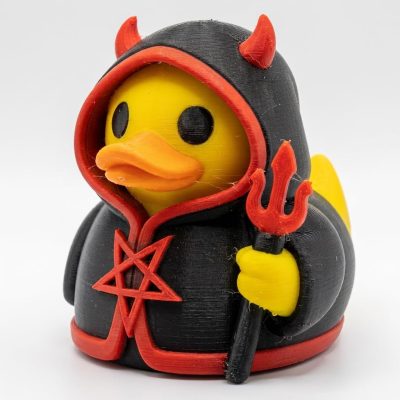 Forbidden Duck Collectible Figurine - Unique Desk Decor for Adults – 3D Printed in Canada