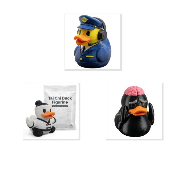 Funny Duck Figurine Bundle