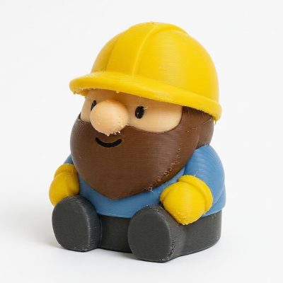 Factory Worker Gnome Collectible Figurine - Unique Desk Decor for Adults – 3D Printed in Canada