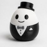 Best Man Eggling Collectible Figurine - Unique Desk Decor for Adults – 3D Printed in Canada
