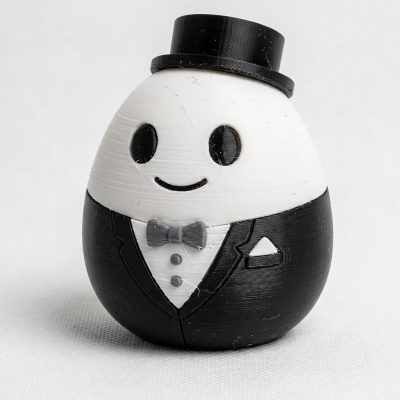 Best Man Eggling Collectible Figurine - Unique Desk Decor for Adults – 3D Printed in Canada