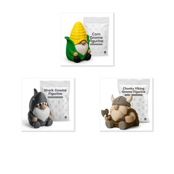 Quirky Gnome Figurine Bundle