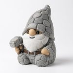 Cobblestone Gnome Collectible Figurine - Unique Desk Decor for Adults – 3D Printed in Canada