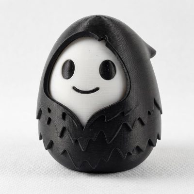 Spooky Wraith Egg Collectible Figurine - Unique Desk Decor for Adults – 3D Printed in Canada