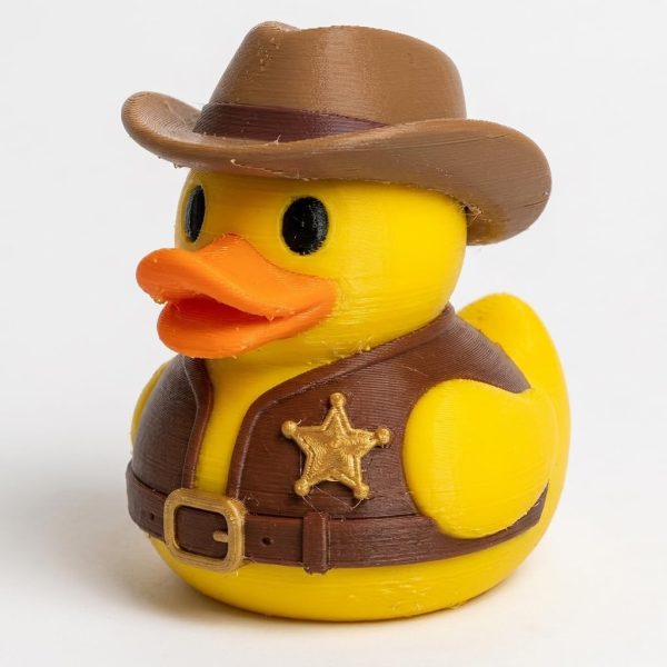 Canard shérif du Far West