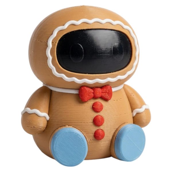 Gingerbread Robot Figurine