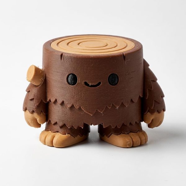 Bigfoot Tree Stump Figurine