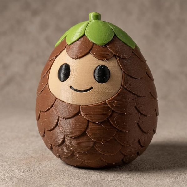 Figurine Eggling pomme de pin