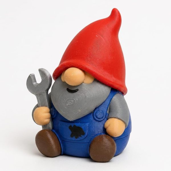 Auto Mechanic Gnome Figurine