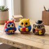 Lot de figurines hiboux