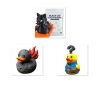 Ensemble de figurines Canard chat noir