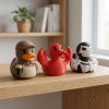 Lot de figurines de canards gothiques