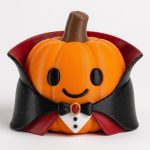 Countula Vampire Pumpkin Collectible Figurine - Unique Desk Decor for Adults – 3D Printed in Canada