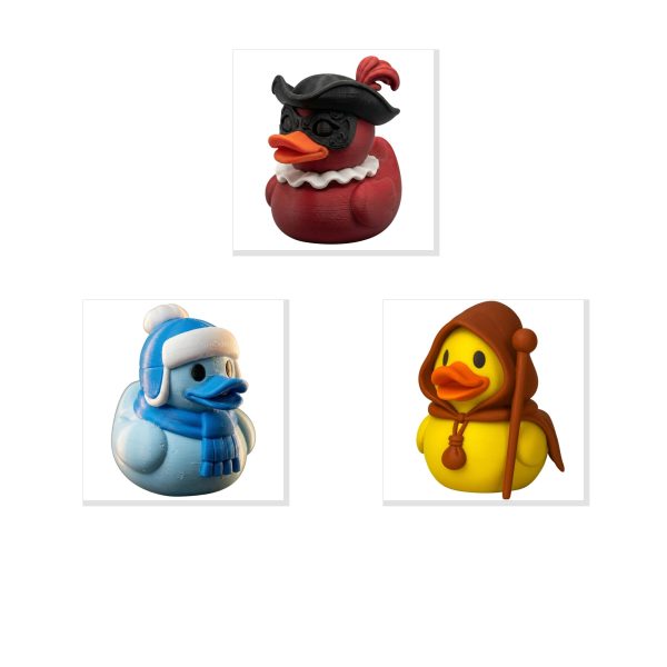 Venetian Carnival Duck Figurine