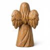 Figurine d'ange sculptée style bois