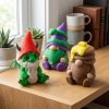 Ensemble varié de figurines de gnomes