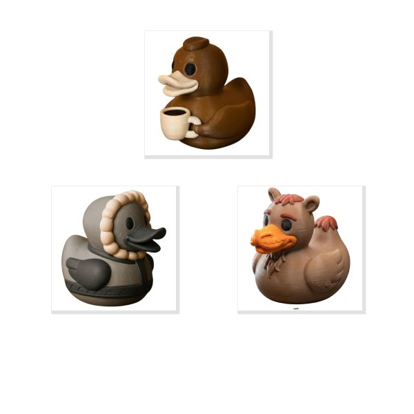 Coffee Duck Figurine Bundle