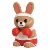 Ensemble de figurines de lapin rigolotes