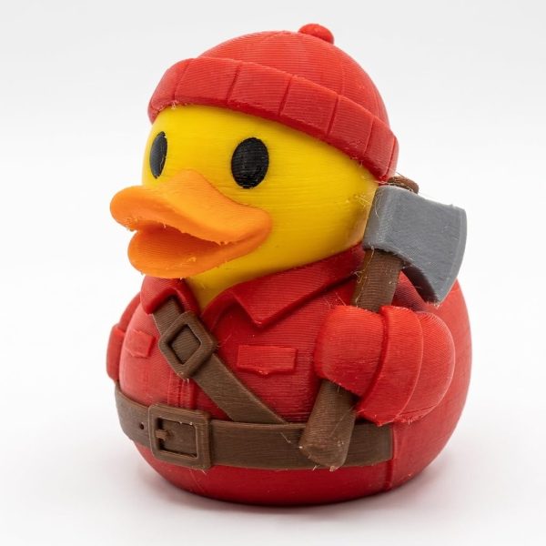 Lumberjack Duck Figurine