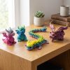 Ensemble de figurines dragons artistiques