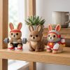 Lapin haltérophile de gym