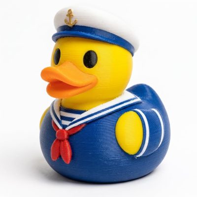 Mariner Duck Collectible Figurine - Unique Desk Decor for Adults – 3D Printed in Canada