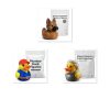 Trio de figurines de canards rigolos