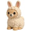 Lapin lama tout doux – ensemble de figurines de collection