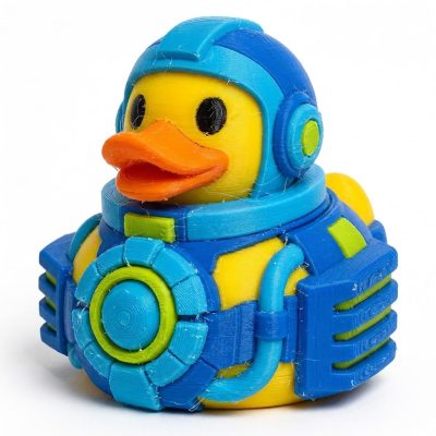 Fusion Reactor Duck Collectible Figurine - Unique Desk Decor for Adults – 3D Printed in Canada