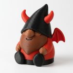 Jersey Devil Gnome Collectible Figurine - Detailed Fantasy Desk Decor for Home or Office - Unique Shelf Display Accent for Adults - 3D Printed in Canada