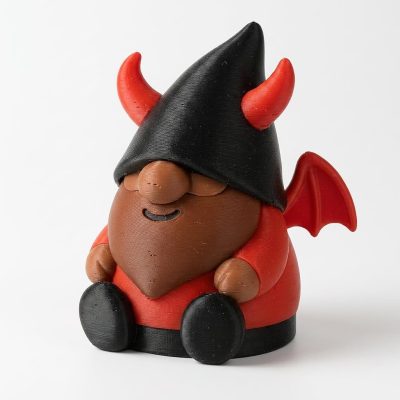 Jersey Devil Gnome Collectible Figurine - Detailed Fantasy Desk Decor for Home or Office - Unique Shelf Display Accent for Adults - 3D Printed in Canada
